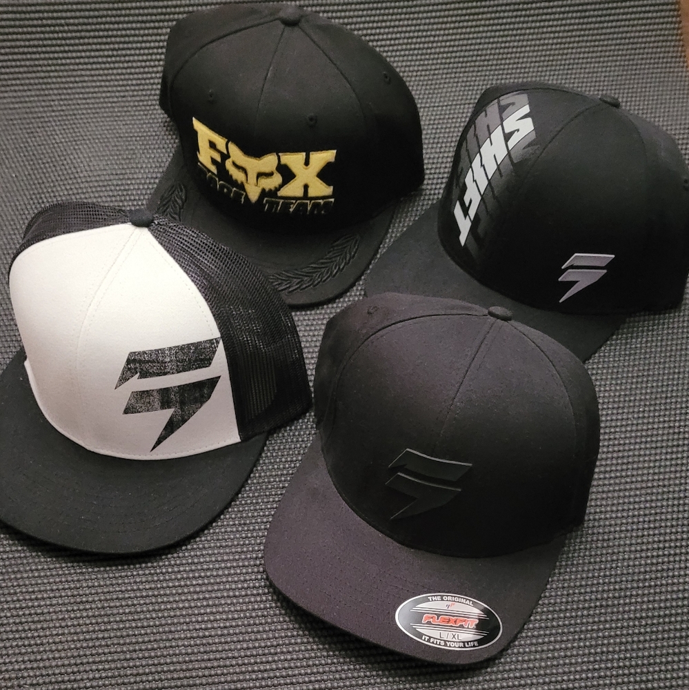 Shift Glory Flexfit Hat Black Gray White L/XL - Picture 5 of 5